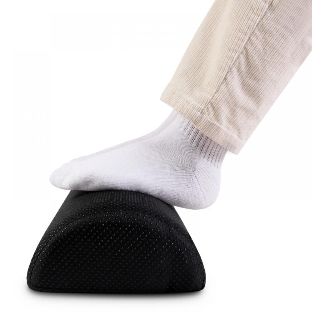 Home Office Footrest Desk Travel Leg Foot Rest Cushion Pillow Foam Relax Car 