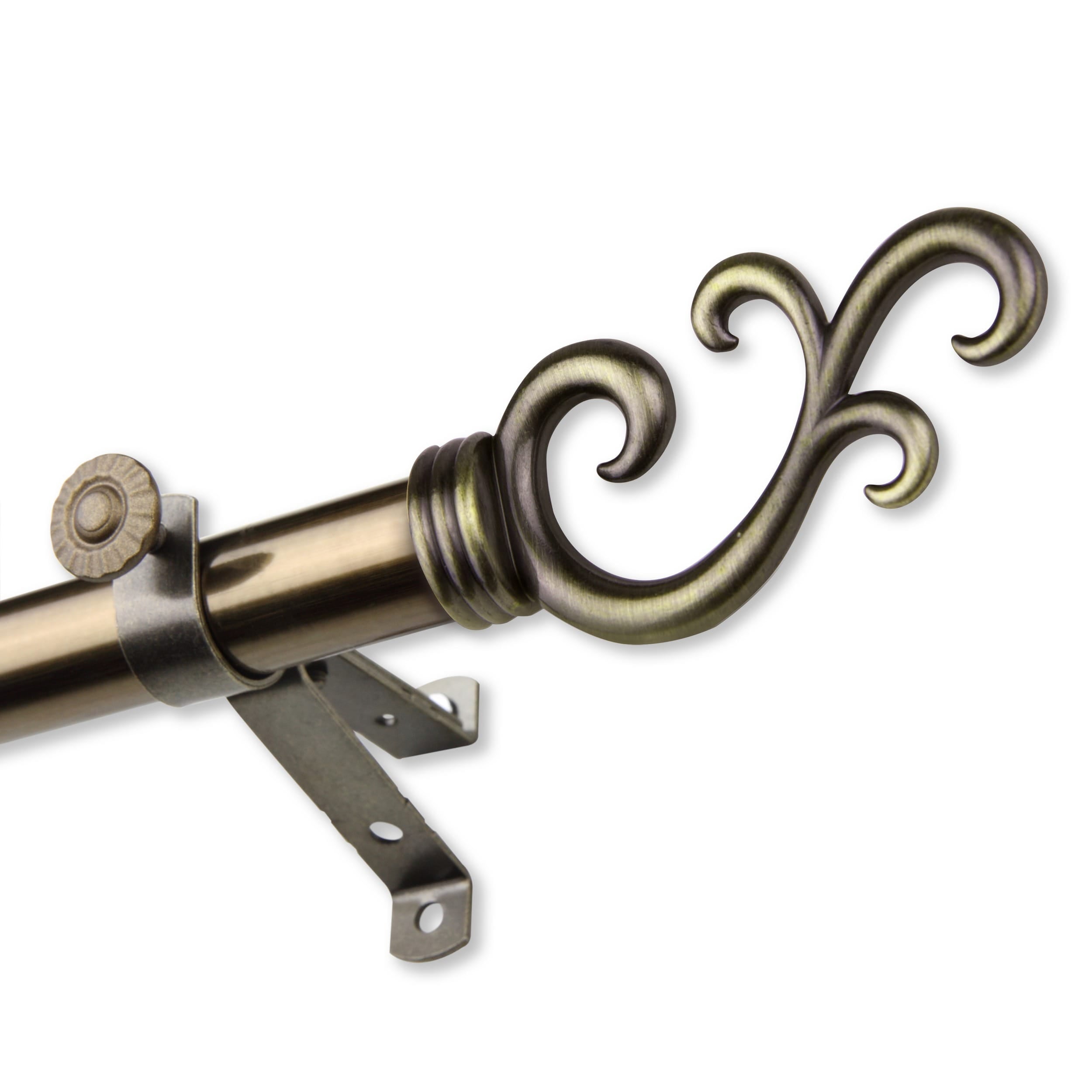 Instyledesign Sway Adjule Curtain Rod Com Instyledesign Sway Adjule Curtain Rod