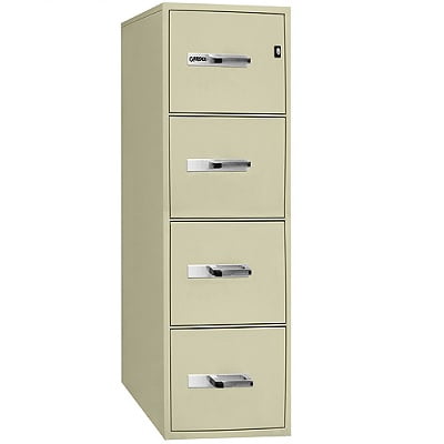 File Cabinet Fire Resistant Vertical 4 Drawer Beige Walmart Canada