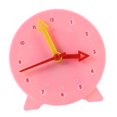 thumbnail image 2 of Clock Model Teaching Aid, Educational Clock Learning Model Durable 3 Pointer Linkage Small  for Cognitive Time Yellow,Blue,Pink, 2 of 8