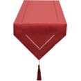thumbnail image 1 of Red Linen Table Runner 32 x 180 cm, High Quality Table Runner, Plain Table Runner, Modern, Easy Care for Dining Table, Coffee Table, Restaurant, Decoration, 1 of 5