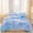 Tie Dye Blue, variant on URBONUR 3 Pieces Luxury Full Size Girls Bedding Comforter Set Rainbow Kids Comforter Set Faux Fur Fuzzy Bedding Set Cozy Fluffy Bed Set for Girls(1 Fluffy Comforter + 2 Faux Fur Pillowcases)