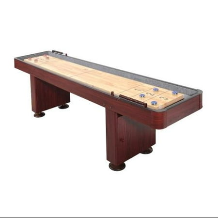 BlueWave SHUFFLEBOARDS NG1214 Challenger 12 Ft. Shuffleboard Dark Cherry Finish