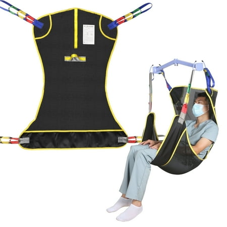 EZ Assistive Universal Full Body Patient Lift Sling, Mesh Fabric, 500lb Capacity Medium Black 1 Count