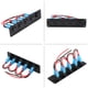 thumbnail image 1 of KSTE Panel Interruptor,Interruptor Basculante Redondo,12-24V Panel de interruptores basculantes de tablero redondo de 5 pandillas, tablero de interruptores basculantes,LED azul for RV Boat Yacht Marin, 1 of 5