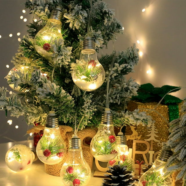 Dvkptbk 1 Set String Christmas Tree String Lights Battery String Lights Battery LED Outdoor LED Christmas Decorative Lights Christmas Lights Christmas Decoration Electronics Gadgets