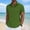 #Green, variant on DPTALR Men's Casual Vacation Solid Color Button-down Collar Stylish Short Sleeve Shirt,White, S