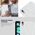 thumbnail image 7 of Case for iPad mini 6th Gen 8.3" 2021 / mini 7th Gen (A17 Pro) 2024 8.3", Luxury Slim Fit TPU Back Protective Shock-Absorption Corner Protection Lightweight Soft Cover, White, 7 of 7