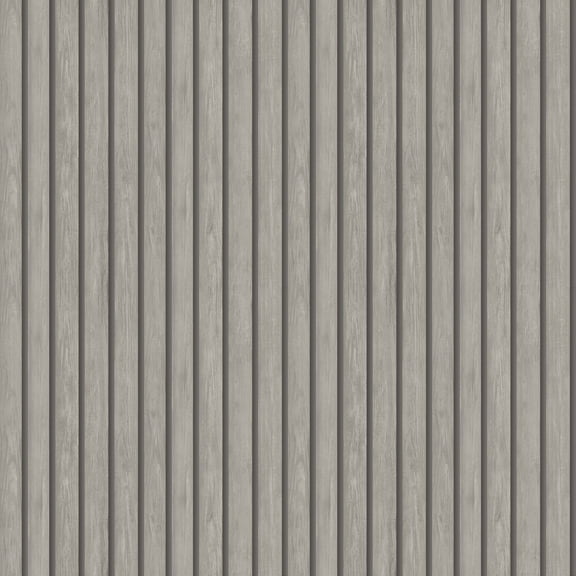 Holden Decor Wood Slat Grey Non-Pasted Wallpaper (Covers 56 sq. ft.)