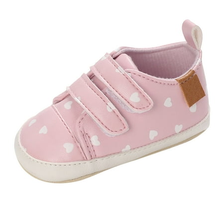 

Zlekejiko Summer Children Infants Toddler Shoes Boys And Girls Floor Sports Flat Sole Light Hook Loop Leopard Print