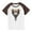 Brown, variant on Cute Raglan Graphic Tees for Girls Summer Short Sleeve Baseball T-Shirts Loose Fit Round Neck Casual Going Out Tops Orange, 4 Years