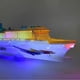 thumbnail image 2 of Crucero de juguete Wenini XAPUNK eléctrico con luz y sonido, 50 x 13 x 5 cm, 2 of 7