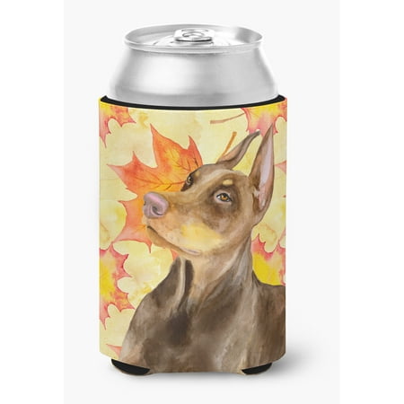 Doberman Pinscher Fall Can or Bottle Hugger