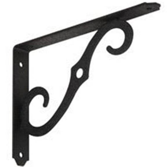 229427 Deco-Shelf Bracket 8 x 5.5 In. Black