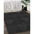 thumbnail image 3 of Ahgly Company Machine Washable Indoor Rectangle Transitional Night Black Area Rugs, 3' x 5', 3 of 7