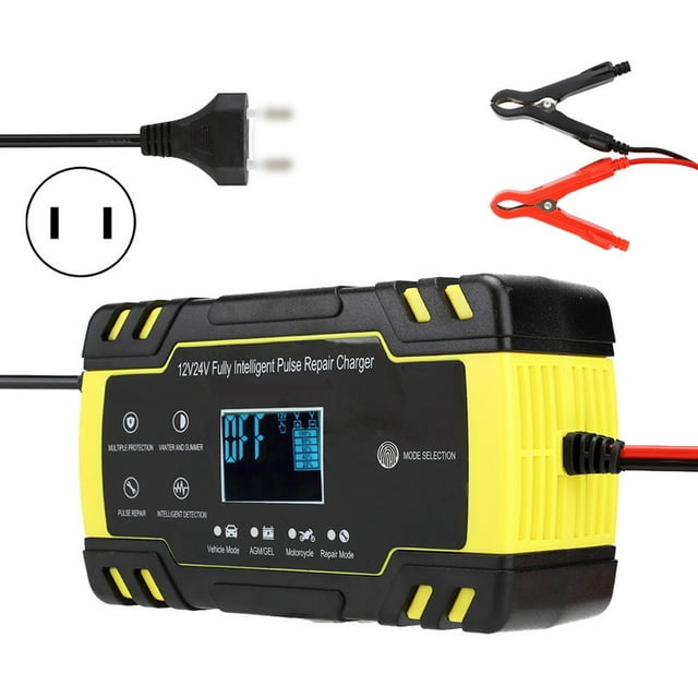 Chargeur Intelligent, Chargeur Rapide, 8A pour Charge de Batterie
