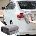 thumbnail image 5 of QAZbgdl Microfiber Car Cleaning Towel | Thickened, Highly Absorbent & Super Soft | Lint-Free & Quick Drying | 1-Pack, 5 of 12