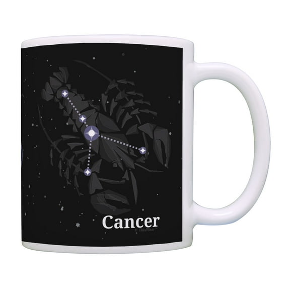 ThisWear Zodiac Gifts Cancer Zodiac Coffee Mug Cancer Cup Cancer Birthday Present Coffee Mug Multi