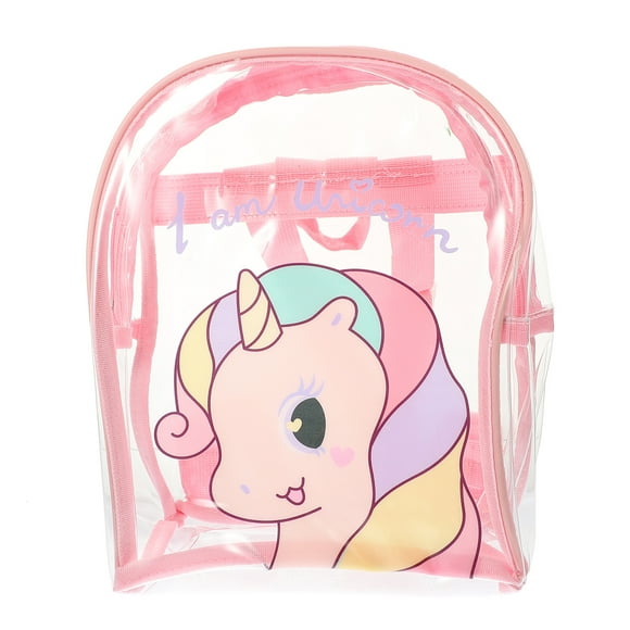 Mochila para el hombro del hombro de la escuela de dibujos animados con temas de unicornio para niños