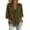 *Army Green, variant on VBVC Women's Cotton Linen V Neck Henley Shirt , Long Sleeve Summer Tops , Ladies' Lightweight Button Up Tee with Pockets, Army Green , S-3XL