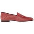 thumbnail image 6 of Sam Edelman Loraine Rose Stucco Leather Fashion Rounded Toe Slip On Wide Loafers (Rose Stucco, 6), 6 of 6