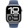 thumbnail image 4 of Restored Apple Watch Series 10 (GPS) 46mm Aluminum Denim M/L - Silver (2024), 4 of 5