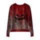 thumbnail image 3 of Sudadera informal de manga larga con cara de calabaza de Halloween para mujer para otoño e invierno, 3 of 5
