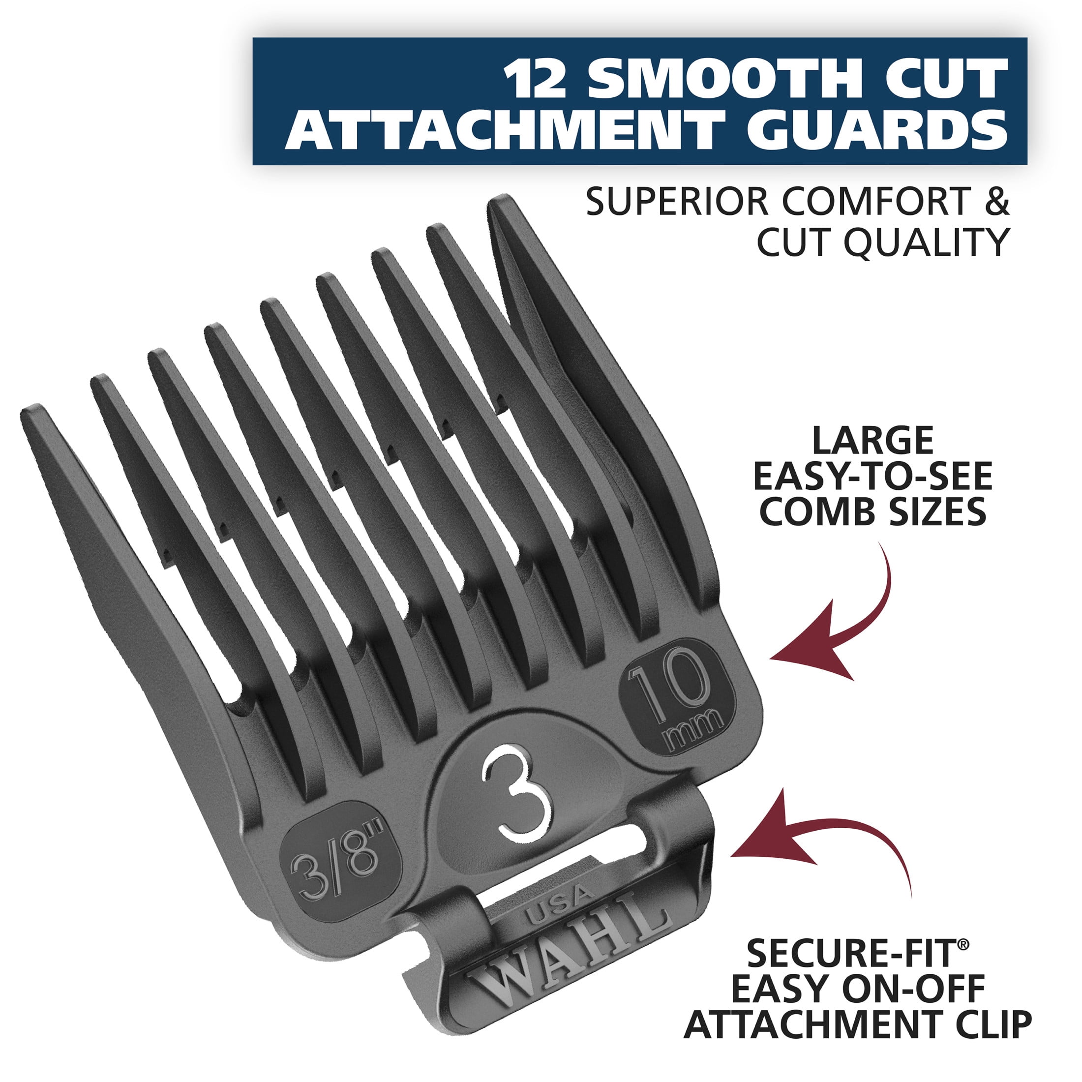Wahl Clipper Clip 'N Trim 2 in 1 Hair Cutting Corded Clipper/Trimmer for Men and Women Kit 79900-1501