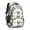 French Bulldog and, variant on French Bulldog Orange Pattern Backpack for School, Cute School Bag with Adjustable Shoulder Straps and Padded Back, 16.9"x12.6"x5.9"