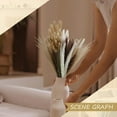 thumbnail image 5 of 190 Pieces Pampas Grass Dried Pampas Grass Arrangement, White Pampas Grass Decoration, Natural Dried Feather Grass, Natural Bunny Tail Dried Grasses for Wedding Home Decor (Boho Style), 5 of 5
