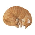 thumbnail image 4 of Hi-Line Gift Ltd. Orange Tabby Cat Sleeping Lying Down, 4 of 7