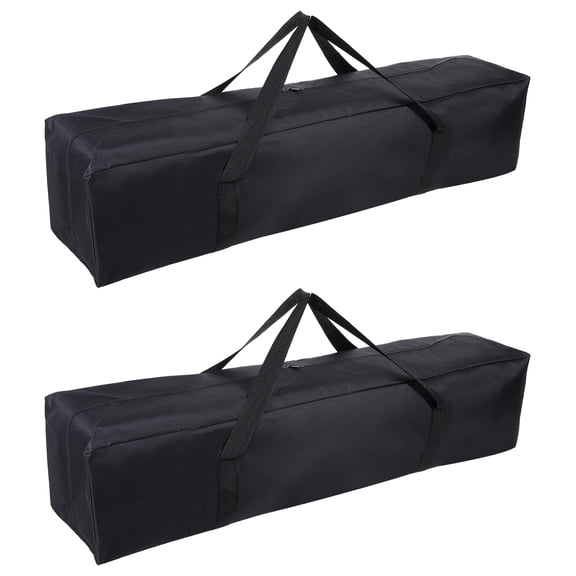 Uxcell Camp Chair Replacement Bag, Camping Folding Chair Bag with Handle Strap, 31 x 8 x 8 Inch for Outdoor (2 Pack, Black)
