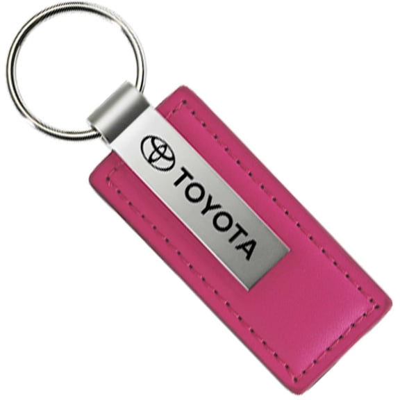Toyota Keychain & Keyring - Pink Premium Leather