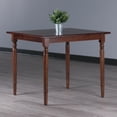 thumbnail image 6 of Winsome Mornay Square Dining Table, Walnut Finish, 6 of 7