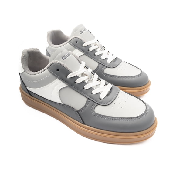 Tenis Sneakers Con Suela De Goma Y Paneles Contrastados Para Hombre