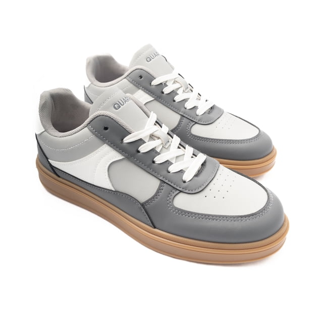 Tenis Sneakers Con Suela De Goma Y Paneles Contrastados Para Hombre