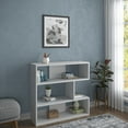 thumbnail image 6 of Ada Home Decor Beethoven 3 Tier Open Shelf Modern Bookcase, White, 6 of 7