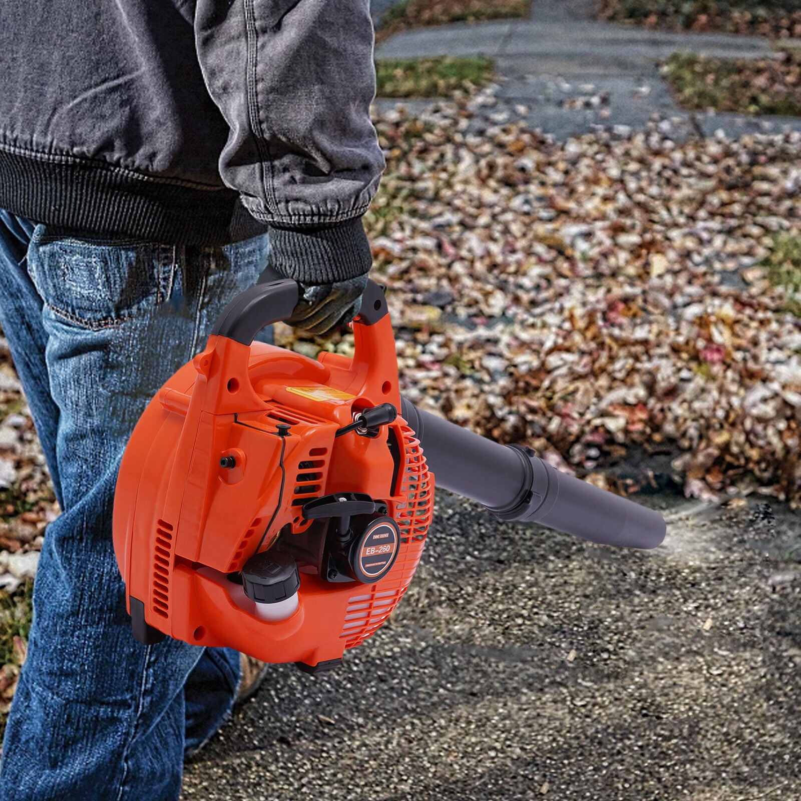 2 Stroke Gas Powered Heavy Duty Grass Yard Clean Handheld Leaf Blower Commercial