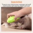 thumbnail image 2 of 3-in-1 Self-Cleaning Cat Brush - Steaming Massage Brush for Cats, Pet Hair Cleaner and Remover, Multi-functional Hair Comb to Remove Tangled and Loose, 2 of 4