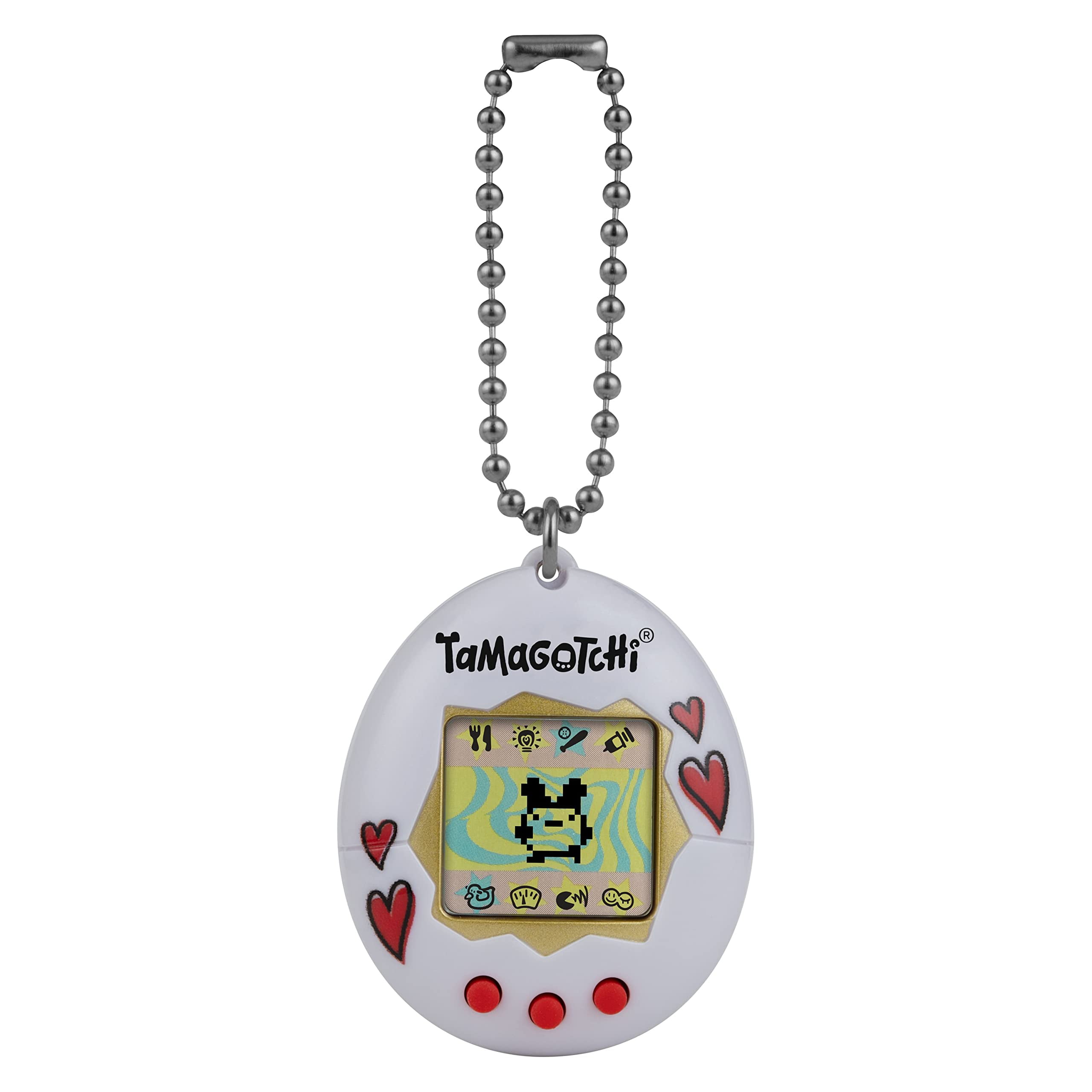 Tamagotchi - Original - Gen2 Hearts (Updated Logo)
