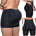 thumbnail image 3 of SUNSIOM Fullness Men Boxer Padded Butt Booster Enhancer Flat Stomach Shapewear Underwear, 3 of 5