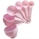 thumbnail image 3 of Bewildely Juego de 7 tazas medidoras con cucharas, utensilios de cocina suficientes, cucharas para el hogar, accesorios lavables para hornear, panadería Cocina y Comedor Rosa Bewildely JJ14807-02B, 3 of 6