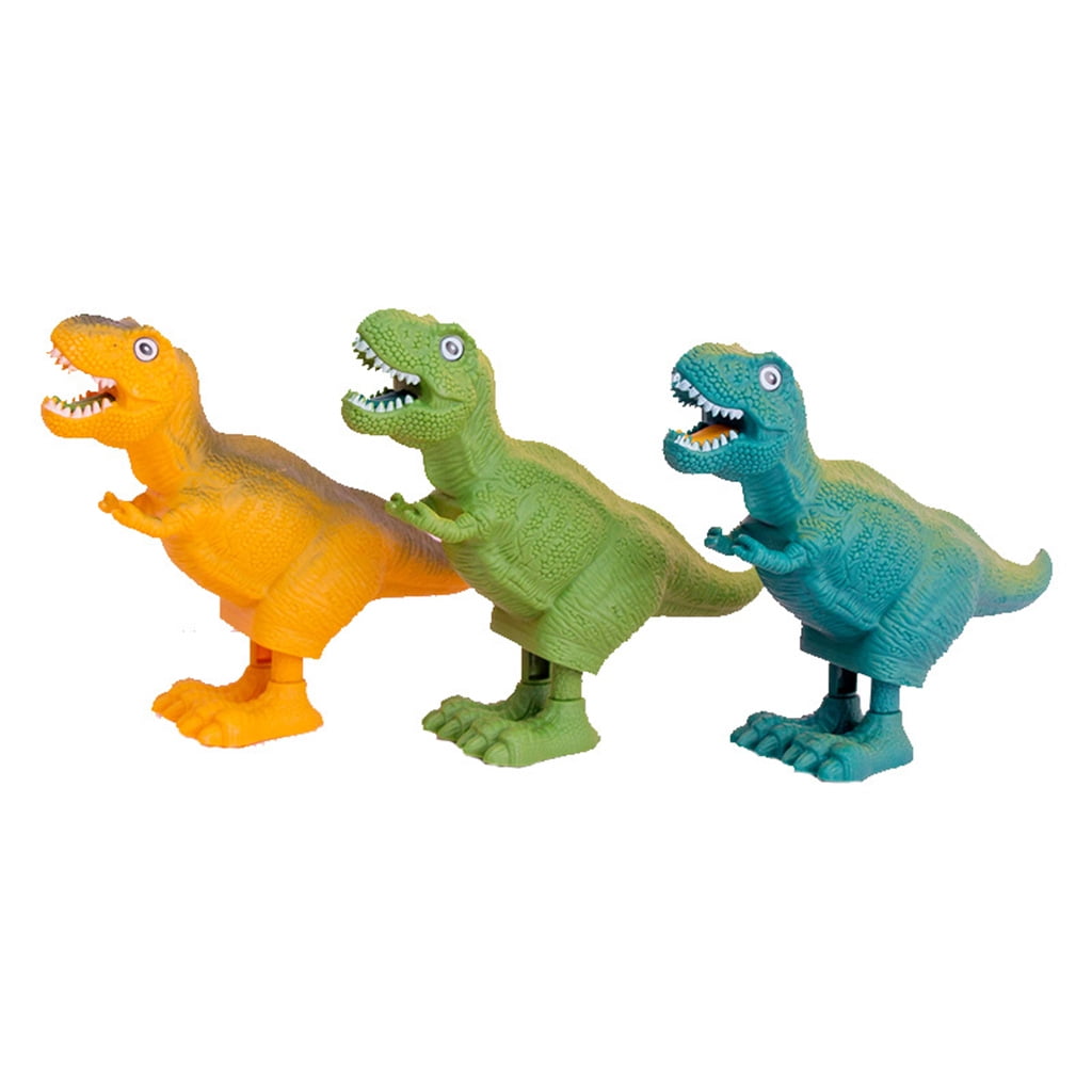 Novelty Dinosaur Wind Up Toys Clockwork Walking Kids Classic Educational Toy 
