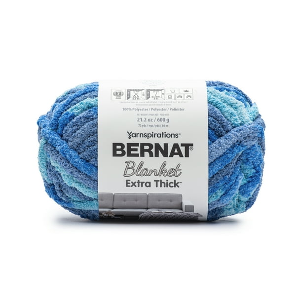 Bernat® Blanket Extra Thick™ 7 Jumbo Polyester Yarn, Blue Raspberry 21