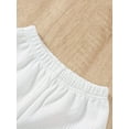 thumbnail image 5 of Jolyshlid Boys Shorts Sets 6Pcs Summer Outfits Texture Short Sleeve T Shirts and Shorts Sets for Kids White Grey Black 4-14 Years, 5 of 7