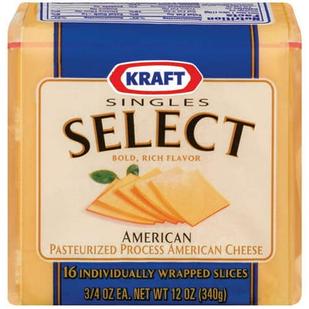 Kraft Singles: Select American Slices 16 Ct Cheese, 12 oz