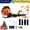 80CC 2 Cycle 900CFM 4.8HP 206MPH(Orange), variant on 52CC Backpack Leaf Blower Gas Powered, Fuel Tank, Delivers 550CFM & 200MPH , Perfect for Garden Maintenance, Clearing Leaves & Snow