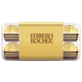 thumbnail image 4 of Ferrero Rocher Gourmet Hazelnut Milk Chocolate Gift Box, 16 Individually Wrapped Chocolates, 7 oz, 4 of 17