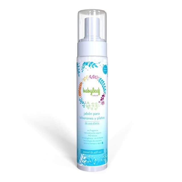 Jabón para Biberones y Platos Bebés Babyleaf, No tóxico blanco 250 ml Babyleaf BL_021