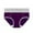 AE05-Dark Purple, variant on Women's Cotton Underwear Stretch Mid Waisted Briefs Ladies Panties Wine 4XL